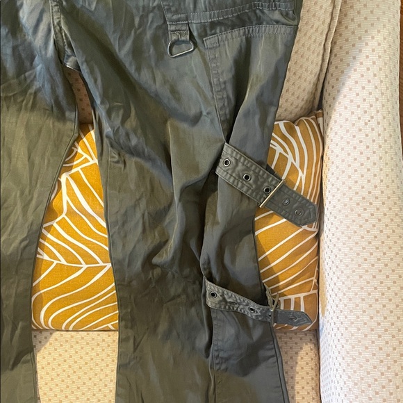 Vintage Younique Multifunctional Olive Green Utility Rayon Cargo Pants - Picture 9 of 10